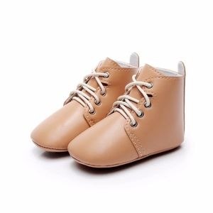 Baby boy and girl boots shoes Kakhi